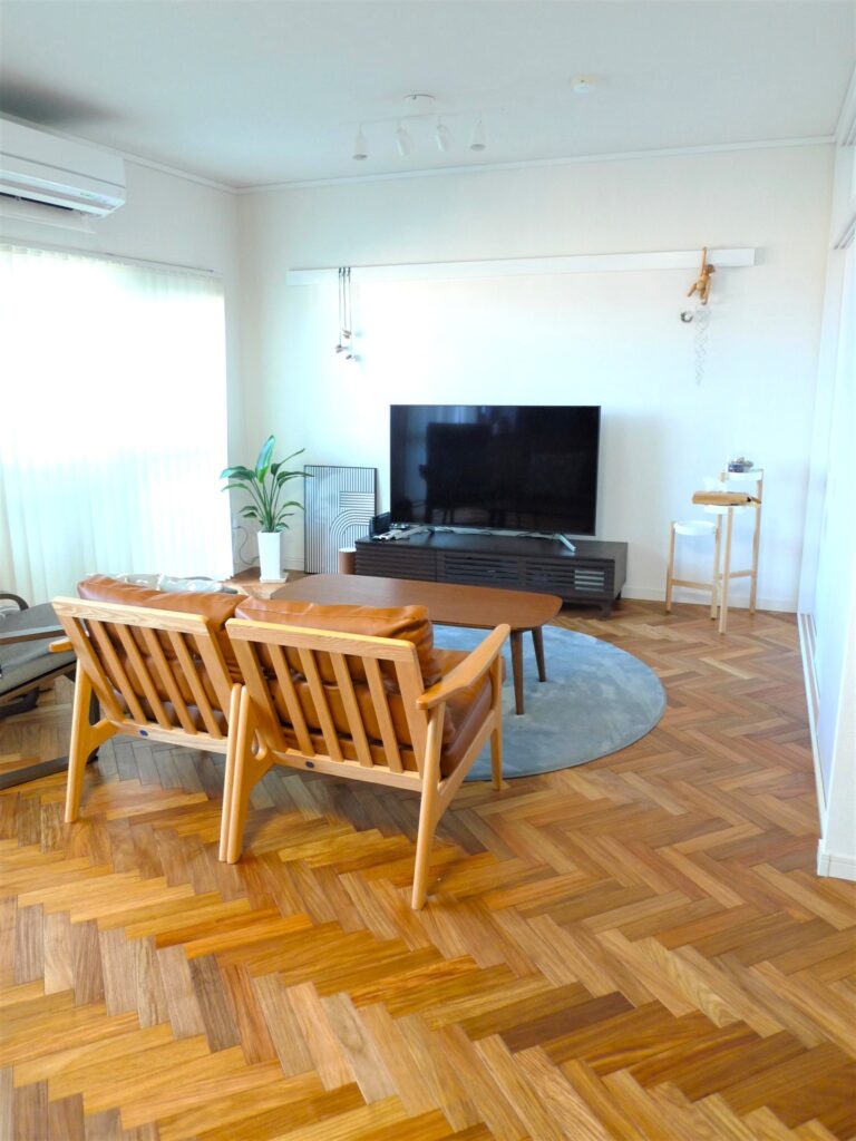 購入した改装済の中古マンションを北欧家具にあわせてリノベーション